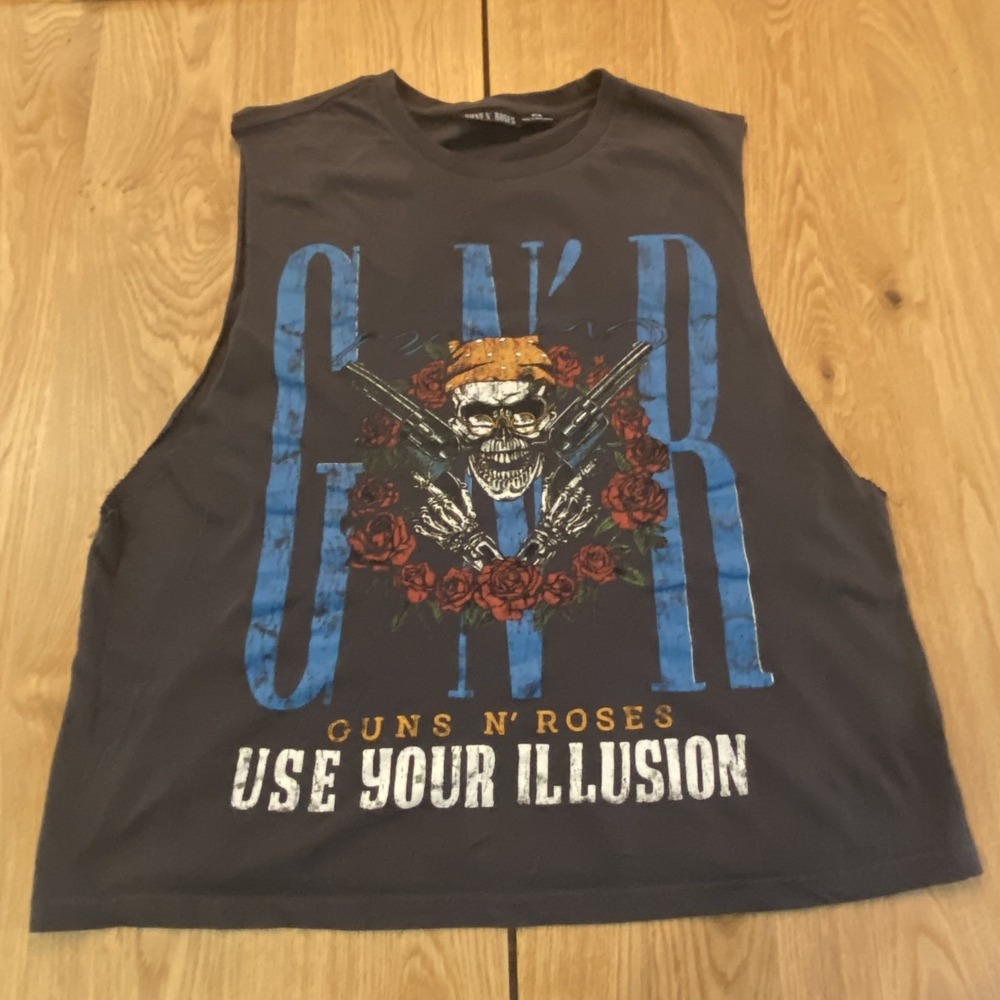 Guns N Roses Use Your Illusion Sleeveless Shirt Men's Medium Band Tank